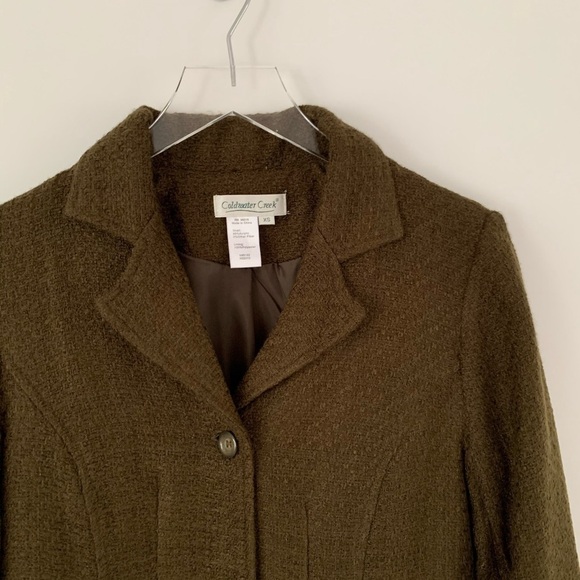 Coldwater Creek | Fuzzy Peacoat - Picture 3 of 7